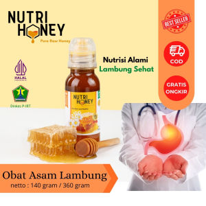Nutrihoney - Madu Asli Raw Honey Madu - Madu Solusi Atasi Asam Lambung Maag & Gerd