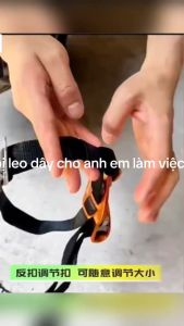 Bộ Thiết Bị Leo Lên Dây Và Xuống Dây Có Khoá Hãm Dây Và Khoá Phụ Làm Việc Trên Cao Đu Dây Sơn Nước Điều Hoà Lau Kính