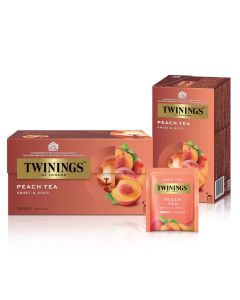 Trà Twinigs Peach Tea Hộp 25 Gói | Trà Twinings Túi Lọc Hương Đào - Pico Food