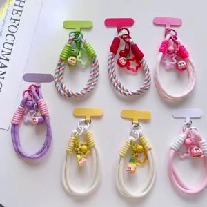 (HD1)Cute Fruits Phone Lanyard for Girls Universal Phone Case Attachment Clip patch Anit Lost Phone Rope