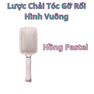 Lược Chải Tóc Gỡ Rối Massage Da Đầu Hình Bầu Dục  4 màu