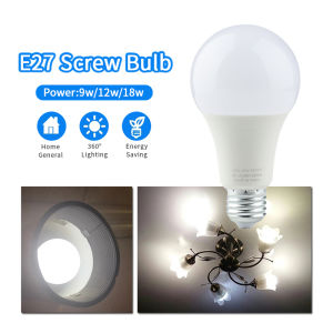 LED E27 Bulb Energy Saving Table Lamp Ceiling Down Light 9W 12W 18W Mentol Lampu Meja Siling Ceiling Lighting 3 Colors