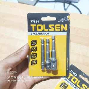 Bộ 3 đâu chuyển đầu lục giác đầu gài đầu khoan đầu vít sang đầu bulong Tolsen