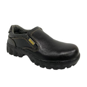 CRIPIER 6044 BLACK Leather Safety Shoes | Steel Toe Cap Kasut Safety [ AUTHENTIC + READY STOCK + FAST DELIVERY ]