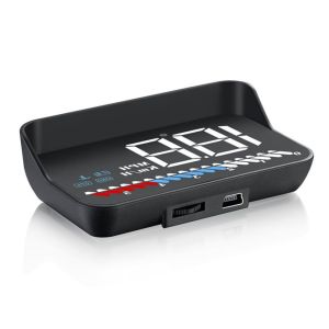 FINDIT MALL OBD2 Universal Car Head Up Display M7 HUD OBD2 + GPS Dual System GPS Overspeed On-board Computer Overspeed Warning Speedometer Windshield Projector.
