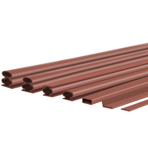 Windproof and dustproof door bottom seal strip Ishaped