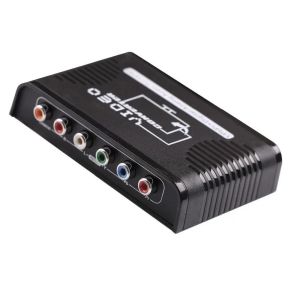Component Video Ypbpr Digital Analog Audio To HDMI Display Adapter Video Converter for Wii PS2 PS3 DVD Camera To TV Monitor