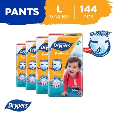 (Carton Sale) Drypantz Baby Diapers (XXXL & XXXXL) x4 packs