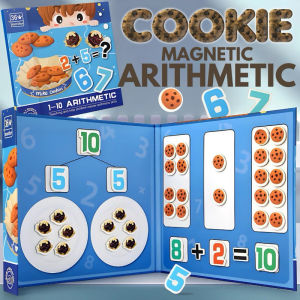 Cookie Magnetic Arithmetic Book Math toys Educational learning for students kids m