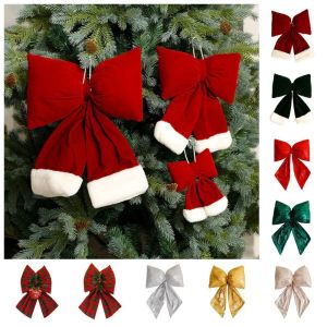 TAQ57 ไซส์ใหญ่พิเศษ โบว์คริสต์มาสสีแดง สง่างามเรียบหรู ตกแต่งยอดต้นไม้ โบว์พวงหรีดคริสต์มาส สะดวกสบายๆ ไวน์แดง ตกแต่งโบว์ริบบิ้น ของตกแต่งบ้านเทศกาลในร่ม