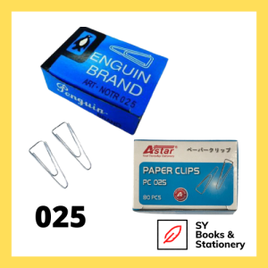 PENGUIN ASTAR Triangle Paper Clip 25mm / 31mm / 50mm / Jumbo Clip [READY STOCK]