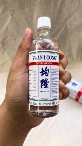 Kwan Loong Medicated oil - Minyak Angin Cap Dua Singa pain relieve oil(kemasan 3ml/15ml/28ml/57ml).