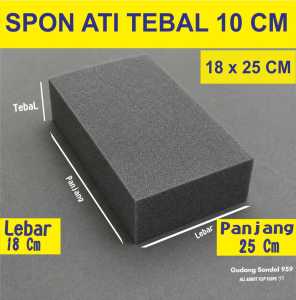 SPON / EVA / BUSA ATI TEBAL 10 CM X 18 CM X 25 CM
