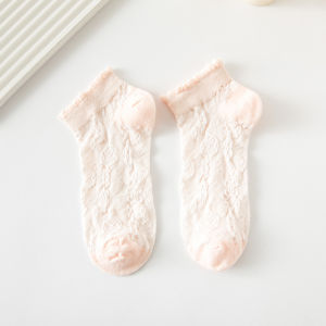 MPKS71 Kaos Kaki Pendek Wanita Semata Kaki Bahan Cotton Fashion Girl Socks Motif Polos