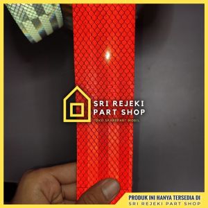 3M Sticker Reflektor Eceran 100 Cm 1 Meter  Stiker Pemantul Cahaya Lolos Uji KIR ECE 104R Reflective