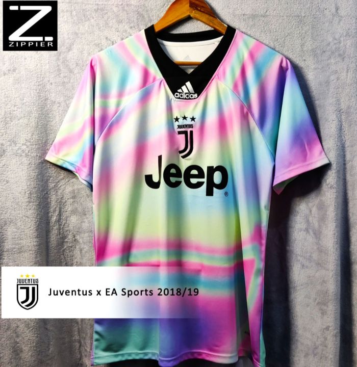 Zippier Football Shirt Jersey Juventus EA Sports 2018 19 Made in Thailand Rainbow Jeep Lazada PH