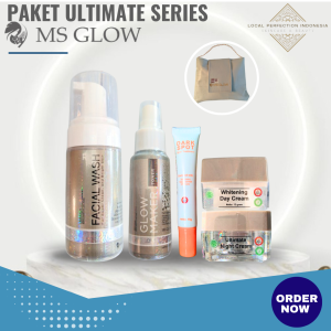 MS GLOW Ultimate Series Paket Ms Glow Ultimate Untuk Wajah Berflek Hitam Keriput Dan Kusam