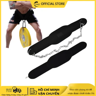 Đai Đeo Tạ Dip Belt Tập Gym Thể Thao Có Xích Móc Tạ Tập Xà Đơn Xà Kép Squat