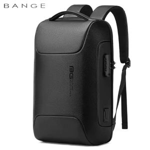 BANGE BG6622 Tas Ransel Laptop Backpack Kulit Sapi 15.6 Inch TSA