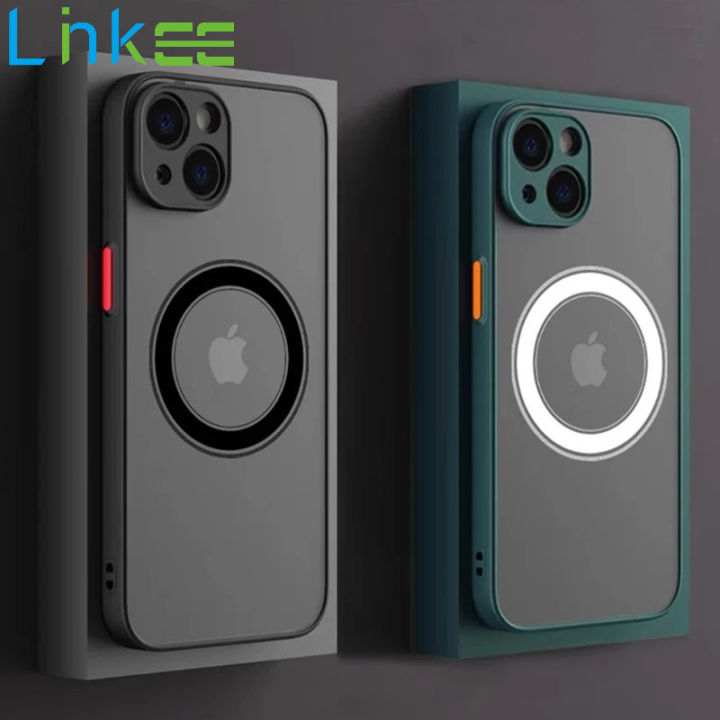 For Apple iPhone 16 15 14 13 12 11 Pro Max Mini 14 Plus X XR Xs Phone Case,  Shockproof Armor Luxury For Magsafe Wireless Charge Cover Lazada PH