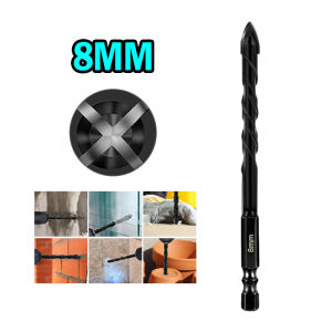 Cross Hex Tile Drill Bits Set Hard Alloy Triangle Stone Carbide Glass Metal Ceramic Concrete Wood Plastic Hole