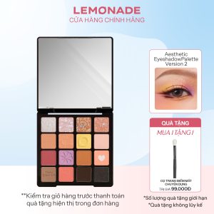 [Quà tặng + voucher] Bảng phấn mắt Lemonade Aesthetic Eyeshadow Palette Version 2 20.8g