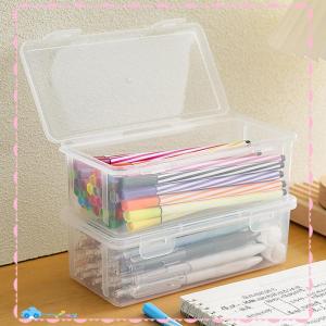 🔥【Flash Sale】🔥 1ชิ้นกล่องใส่ดินสอวัสดุ PP กล่องดินสอใสอุปกรณ์เครื่องเขียนที่เก็บดินสอ