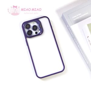 HARD CASE FOR 13 13PRO 13PROMAX 14 14PRO 14PROMAX 15 15PRO 15PROMAX CASING METAL TRANSPARAN COMPATIBLE WITH CAMERA LENS PROTECTOR ACRYLIC - MM-030