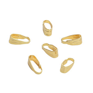 10ชิ้น14K ลูกปัดทองเหลืองชุบทองกำไลข้อมือแฟชั่นสตรีสำหรับทำ DIY เครื่องประดับอัญมณีแฟชั่น