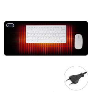 Electric Desk Warming Mats 5 Heating Level Nonslip Base Home Gaming Setup Essential Leather Texture Suitable for Office