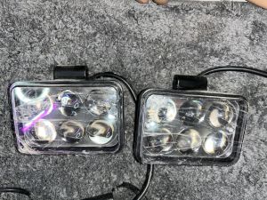 1 đôi Đèn 6 bóng vuông 12v 24v đến 80v ô tô