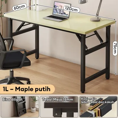 Meja Lipat Meja Portabel Meja Kantor kayu Meja Makan Lipat Meja Pelatihan Serbaguna Meja Besi