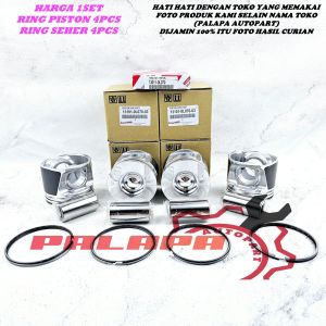 PISTON SEHER + RING SEHER KOMPLIT STD TOYOTA HILUX 2KD 2.5 2500CC 1SET