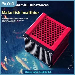 PkYeG Than Hoạt Tính Aquarium lọc nước Cube khử mùi máy lọc nước siêu mạnh Lọc thanh lọc Cube Aquarium Lọc