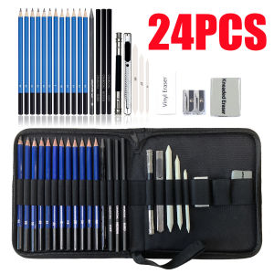 【COD + local seller】35pcs Sketch Pencil Set Artist Craft Professional drawing Kit Graffiti Portable Student Art Supplies