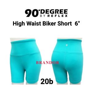 Brandor - Highwaist Biker - Yoga Pants 6 - Celana Pendek Olahraga Wanita By DEGREE ( DGSH20 )