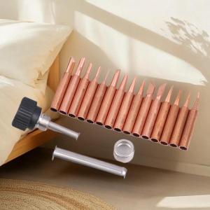 💞【Special price】💖Muya 900 Pure Copper Soldering Iron Tip Soldering Iron Tip Pure Copper Non-magnetic Soldering Horn Electric Soldering Iron Tip