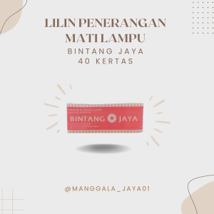 LILIN MATI LAMPU / LILIN DOA PUTIH KERTAS 40 CAP BINTANG