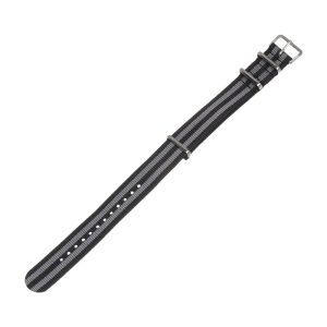 MUSASI 18 20 22 mm Durable Sport Adjustable Loop Watchband Nylon Weaving Bracelet Watch Strap Replacement