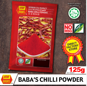 Babas Chilli Powder (Packing : 125g)