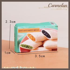 [Carmelun] 10Pcs Dollhouse Simulation Mini Snack Box Model Dollhouse Miniature Supermarket Scene Decoration Dolls House Pretend Play Toys