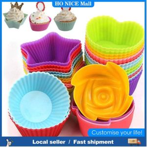 1pcs Silicone Cake Cup Muffin Cake Cup Pudding Mold Baking Cake Mould Baking Gadgets Cakes Model