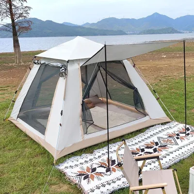 2/4/6/8 Person Tent For Camping Waterproof Camping Tent Fully Automatic Double Layer Outdoor Tent