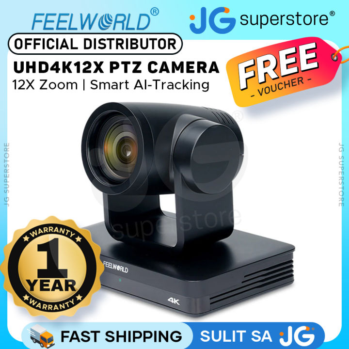Auto Tracking Pan Tilt Zoom Camera For Live Streaming FEELWORLD