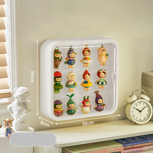 กล่องโชว์โมเดล ตู้โชว์โมเดล ตู้โชว์ติดผนัง 3 ขั้น กล่องใส่โมเดล กันฝุ่น กันน้ำ ประหยัดพื้นที่ ดีไซน์สวยงามทันสมัยและเรียบง่าย กล่องสะสมโมเดล มี 4 สี