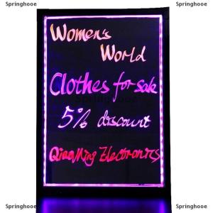 [COD] Springhooe ปากกาเรืองแสงปากกามาร์กเกอร์ปากกาสีแฟลชปากกาป็อปปากกาเขียนกระดานดำเรืองแสงปากกาไฮไลท์ลบได้จากน้ำ