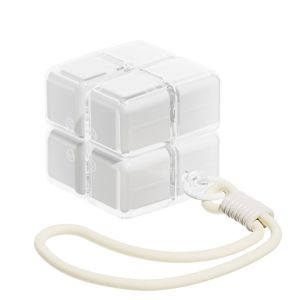 Rubiks Cube Pill Box With Lanyard Portable Medicine Dispensing Box Sealed Pill Storage Box Dispense