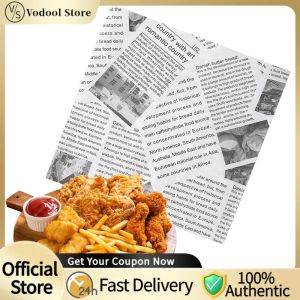 Heavy Duty Waxed Deli Paper Sheets 500 Pieces 25x25cm for Fast Food and Catering Use