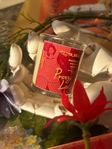 เทียนหอม กลิ่น Pretty Lady เทียนหอมไขถั่วเหลือง 45g เทียนหอมแฮนด์เมด itzara candle