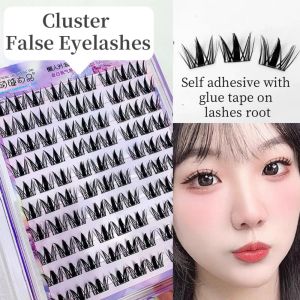 YOYO CHARMING เครื่องม้วนผม ขนตาปลอมแบบมีกาวในตัว ตาการ์ตูน หวานหวานแหววว กาวขนตาปลอมฟรี นำกลับมาใช้ใหม่ได้ ติดทนนาน คลัสเตอร์ขนตาปลอม เครื่องแต่งหน้าแต่งหน้า